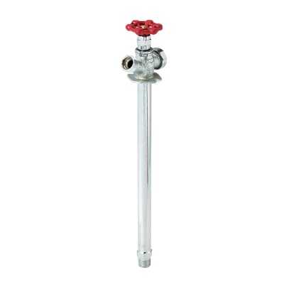 ProLine 1/2 In. SWT x 1/2 In. MIP x 12 In. Anti-Siphon Frost Free Wall Hydrant