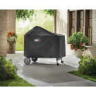 Weber Performer Premium Deluxe Black 22 In. Grill Cover Image 2